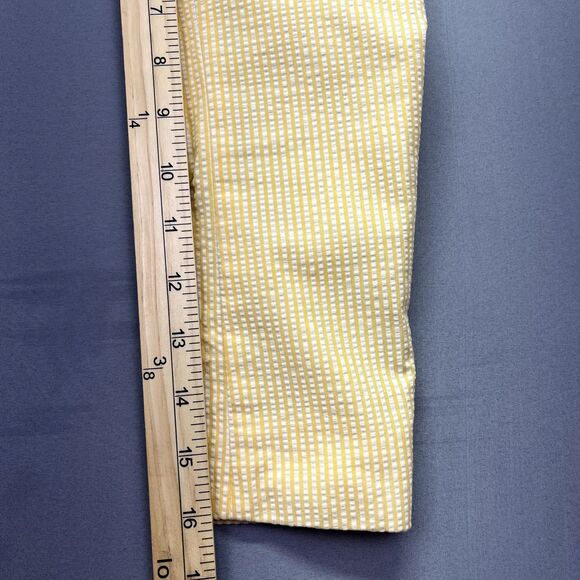 Women's Size 6/7 Blazer Gray Vintage Made In Japan Yellow Striped - Picture 7 of 13